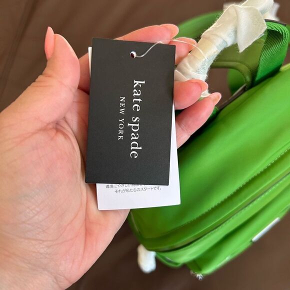 Kate Spade Sam Icon Ksnyl Small Nylon Backpack in KS GREEN main image 15